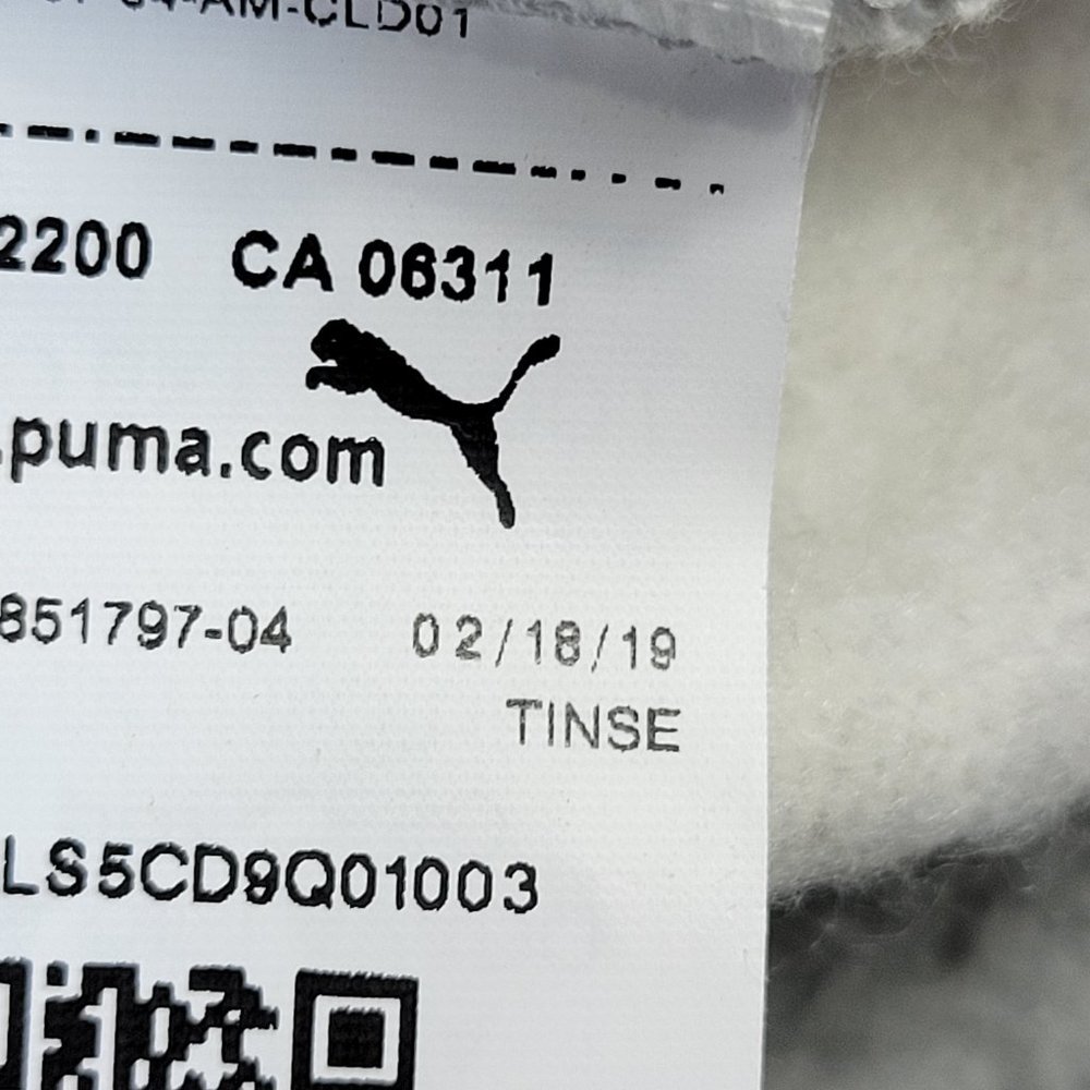 Puma Hoodie Women's Size M Essentials Fleece Soft Hooded Pockets Gray NWT - Picture 7 of 11